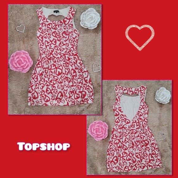 Topshop Heart's Dress❤️ - Picture 3 of 13